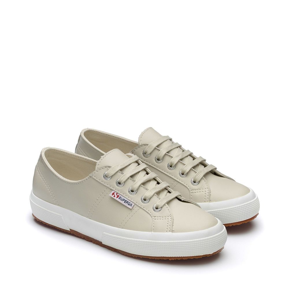 Superga 2750 Nappa Grey Sneakers - Women's Sneakers USA | US4787084